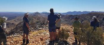 Taking in the views on the Larapinta Trail | Shelby Vino